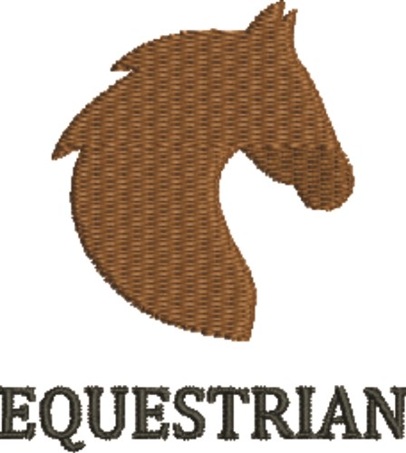 Equestrian Machine Embroidery Design