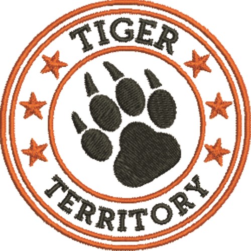 Tiger Seal Machine Embroidery Design