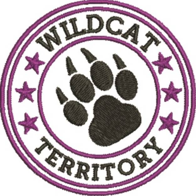 Picture of Wildcat Seal Machine Embroidery Design