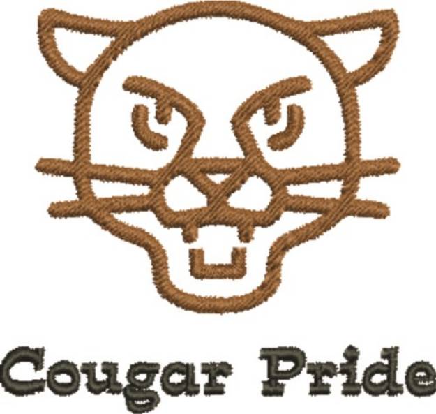 Picture of Cougar Pride Machine Embroidery Design