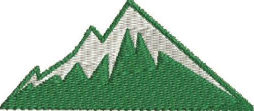 Mountain Landscape Machine Embroidery Design