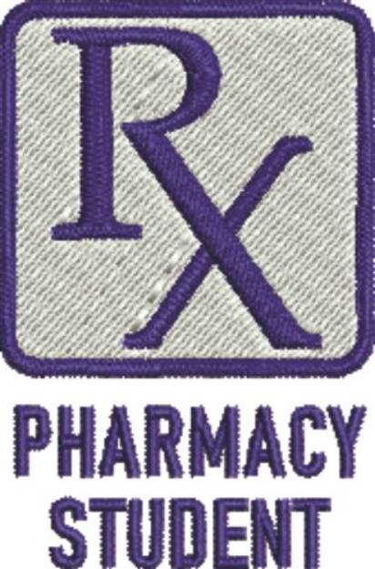 Picture of Pharmacy Student Machine Embroidery Design