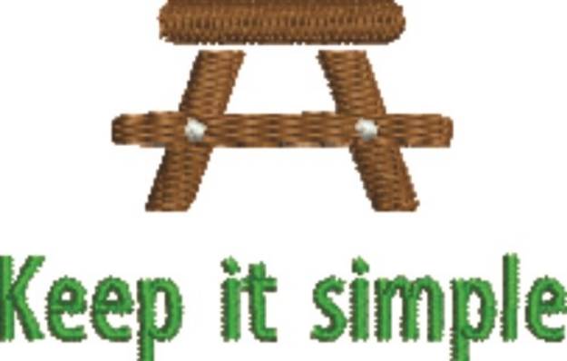 Picture of Keep It Simple Machine Embroidery Design