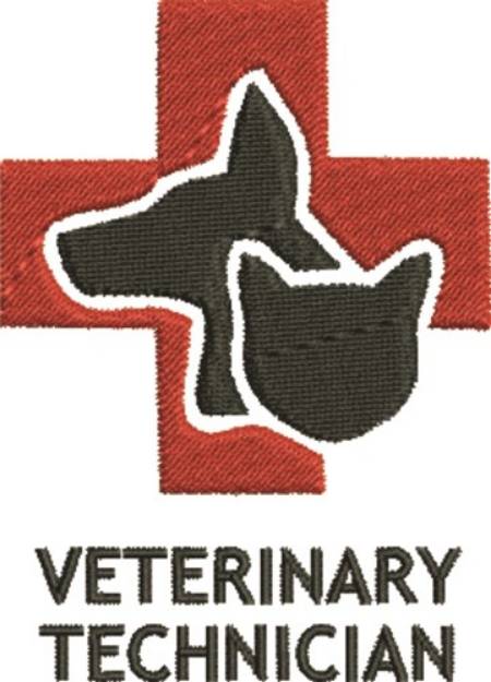 Picture of Veterinary Technician Machine Embroidery Design