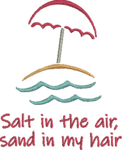 Salt In Air Machine Embroidery Design