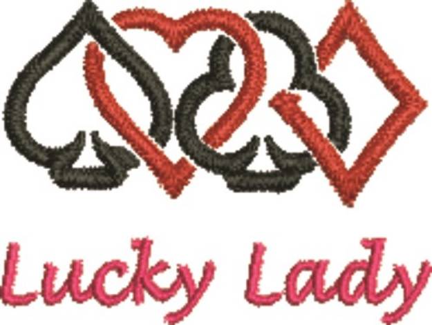 Picture of Lucky Lady Machine Embroidery Design