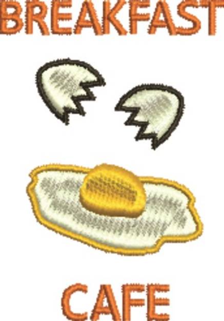 Picture of Breakfast Cafe Machine Embroidery Design