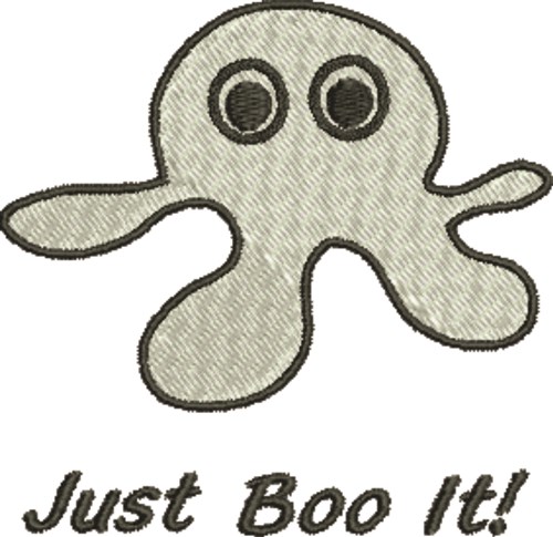 Just Boo It Machine Embroidery Design