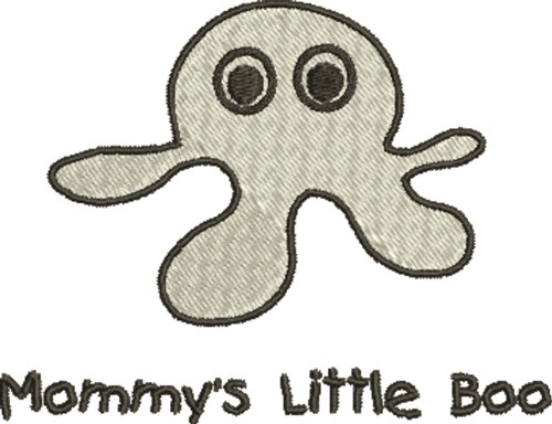 Mommys Little Boo Machine Embroidery Design