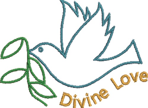 Divine Love Machine Embroidery Design
