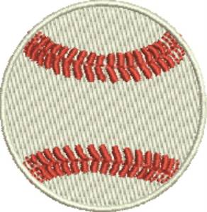 Picture of Baseball Ball Machine Embroidery Design