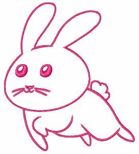 Picture of Bunny Rabbit Machine Embroidery Design