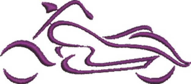 Picture of Chopper Outline Machine Embroidery Design