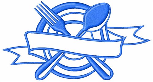 Dinner Plate Machine Embroidery Design