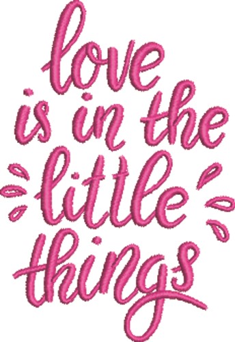 Little Things Machine Embroidery Design