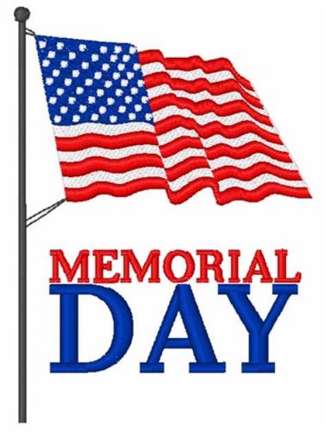 Picture of Memorial Day Machine Embroidery Design