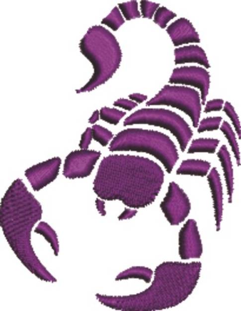 Picture of Scorpion Machine Embroidery Design