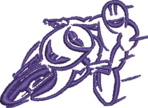 Picture of Racer Bike Club Machine Embroidery Design