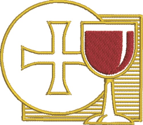 Holy Communion Machine Embroidery Design