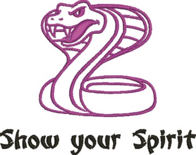 Picture of Show Your Spirit Machine Embroidery Design