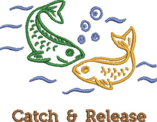 Picture of Catch & Release Machine Embroidery Design