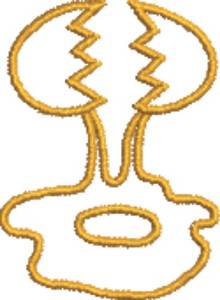 Picture of Fried Egg Outline