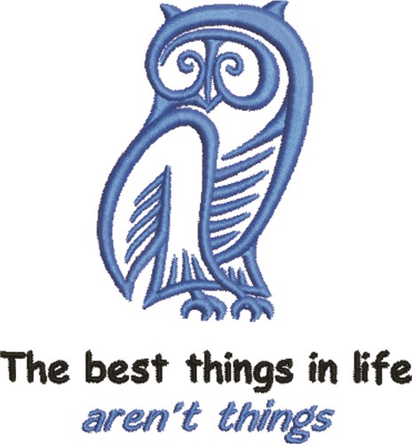 Best Things In Life Machine Embroidery Design