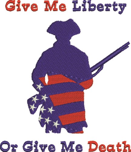 Give Me Liberty Machine Embroidery Design