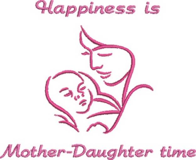 Picture of Mother Daughter Time Machine Embroidery Design