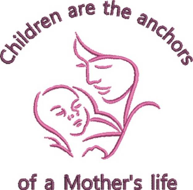 Picture of Children Are The Anchors Machine Embroidery Design