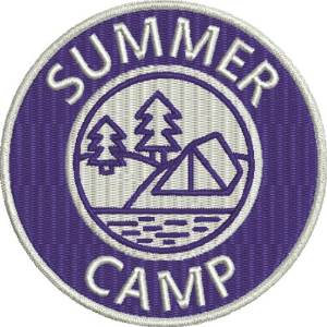 Picture of Summer Camp Patch Machine Embroidery Design