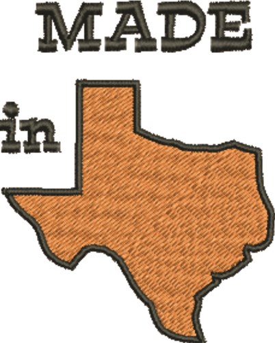 Made In Texas Machine Embroidery Design