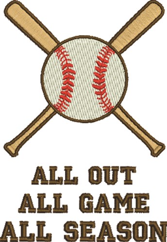 All Out All Season Machine Embroidery Design