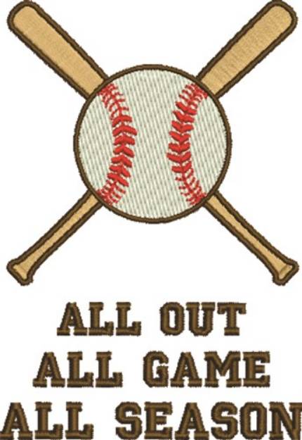 Picture of All Out All Season Machine Embroidery Design