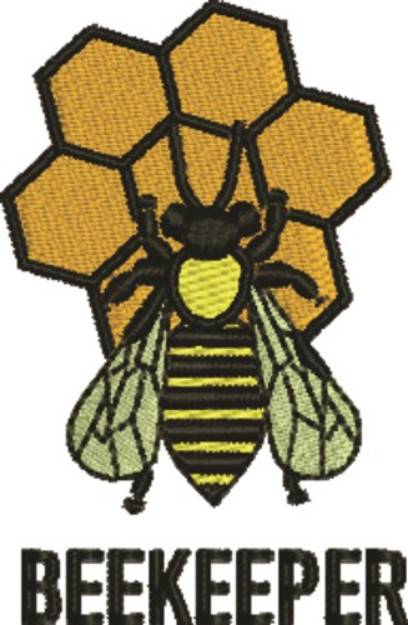 Picture of Beekeeper Machine Embroidery Design