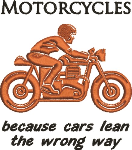 Vintage Motorcycling Machine Embroidery Design
