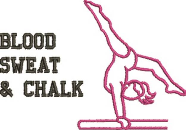 Picture of Blood Sweat & Chalk Machine Embroidery Design