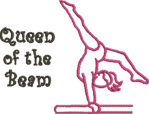 Queen Of The Beam Machine Embroidery Design