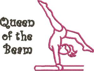 Picture of Queen Of The Beam Machine Embroidery Design
