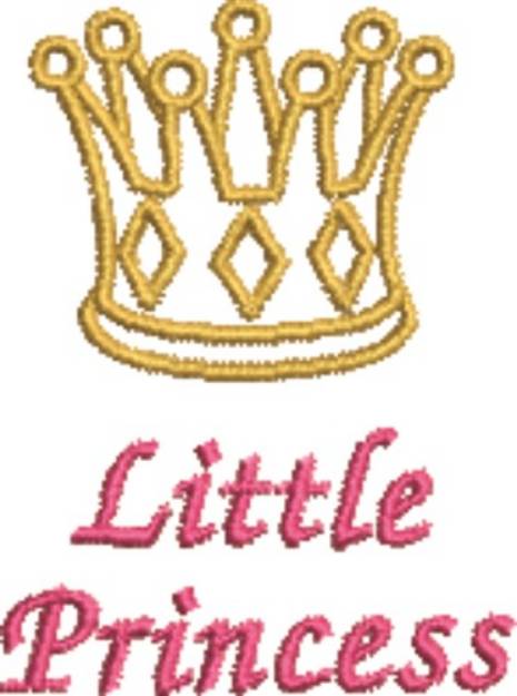 Picture of Little Princess Machine Embroidery Design