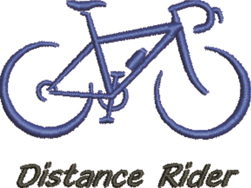 Distance Rider Machine Embroidery Design