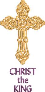 Picture of Christ The King Machine Embroidery Design
