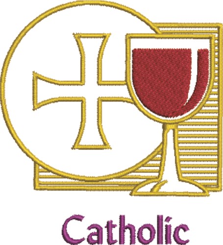 Catholic Machine Embroidery Design