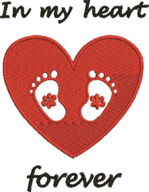 Picture of In My Heart Machine Embroidery Design