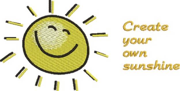 Picture of Create Sunshine Machine Embroidery Design