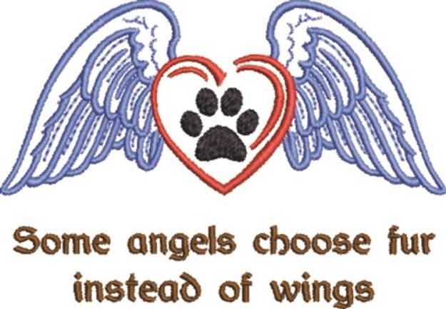 Picture of Fur Angels Machine Embroidery Design