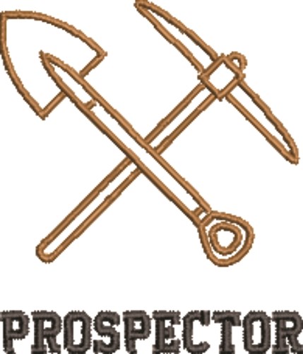 Prospector Machine Embroidery Design