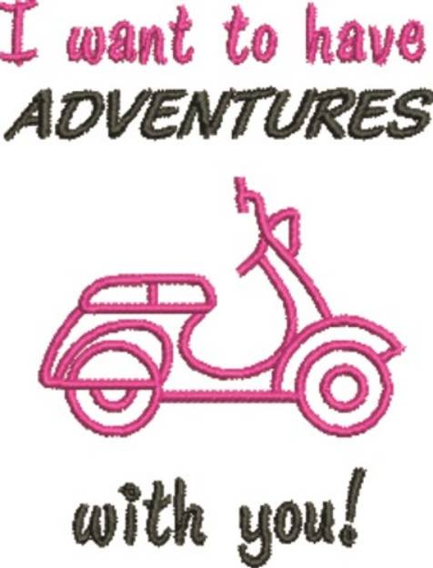 Picture of Adventures With You Machine Embroidery Design