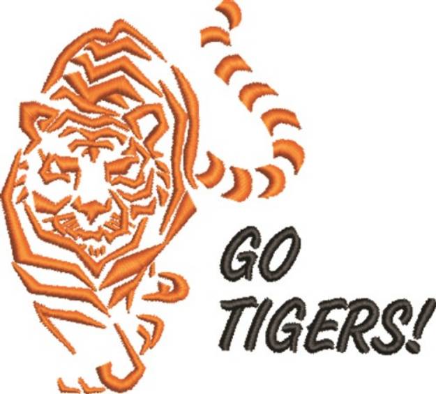 Picture of Go Tigers Machine Embroidery Design