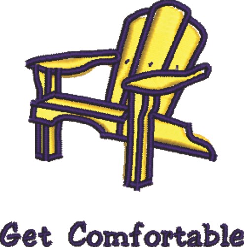 Get Comfortable Machine Embroidery Design